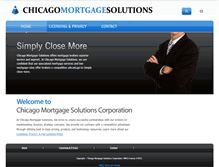 Tablet Screenshot of chicagomortgagesolutionscorp.com